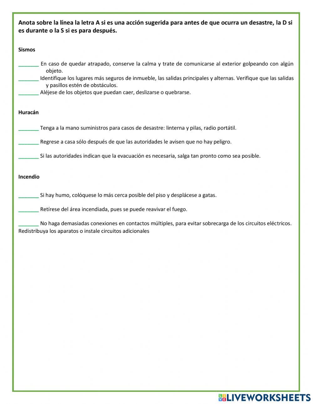 Los riesgos de no prevenir