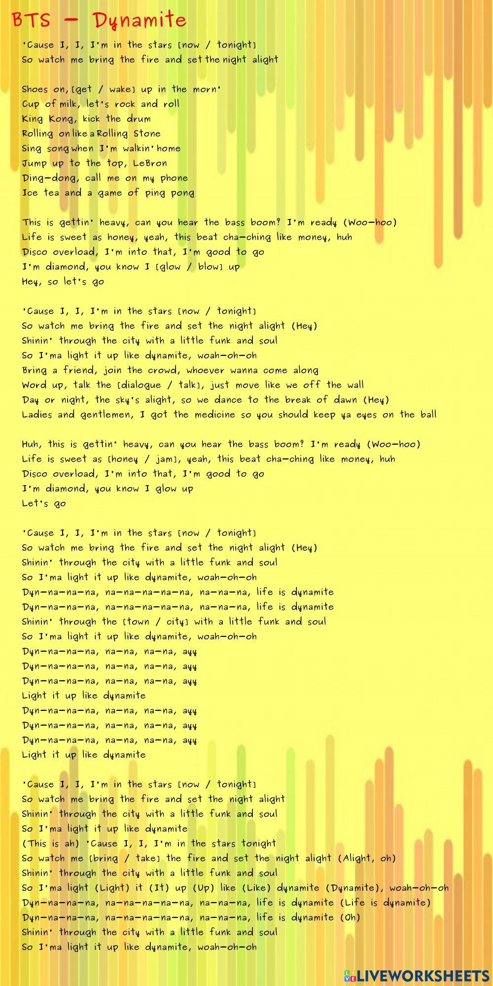 BTS - Dynamite (song)