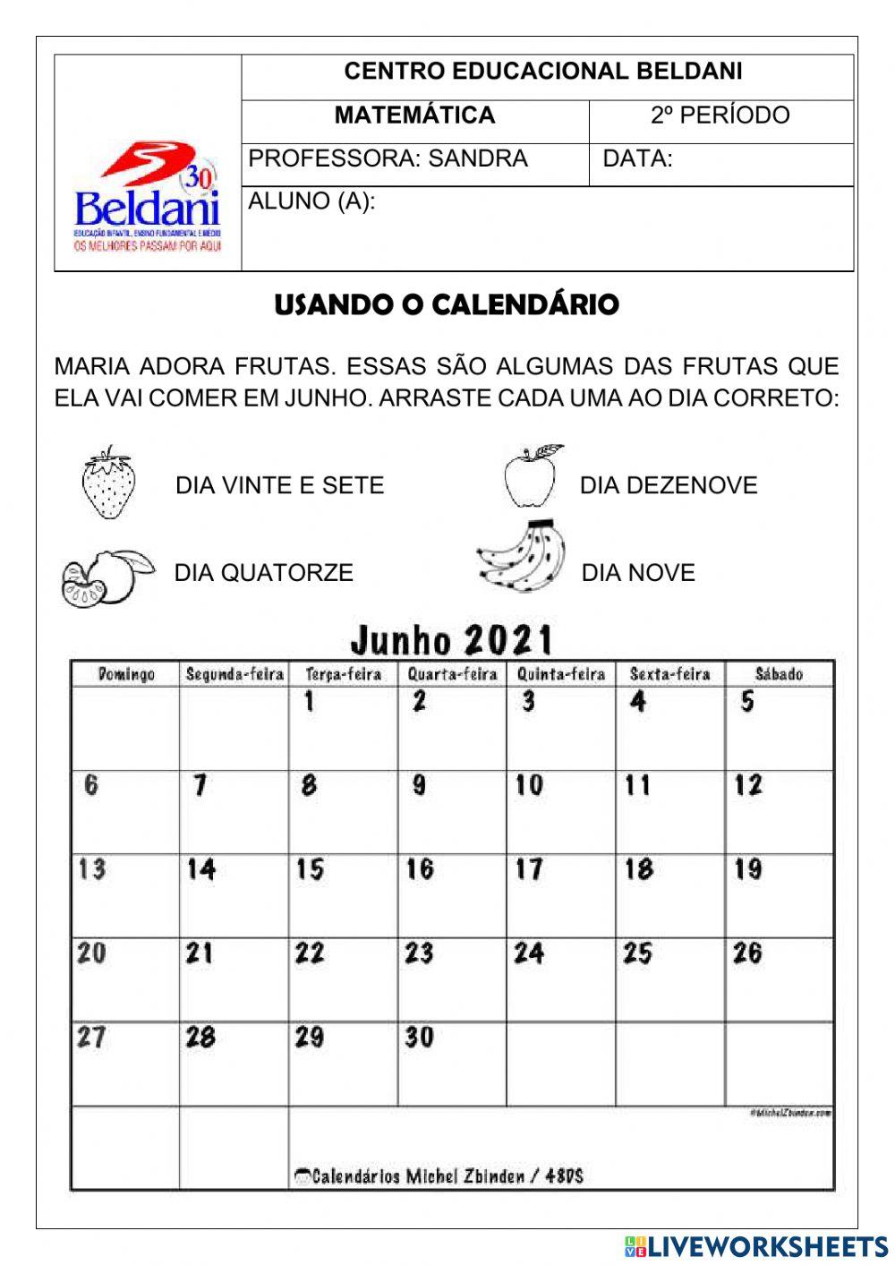 Alimentação do mês