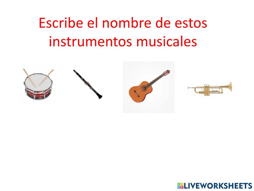 ACTIVIDADES INSTRUMENTOS