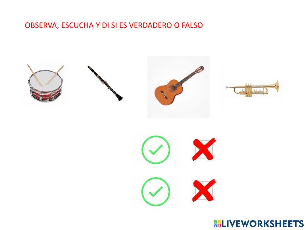 ACTIVIDADES INSTRUMENTOS