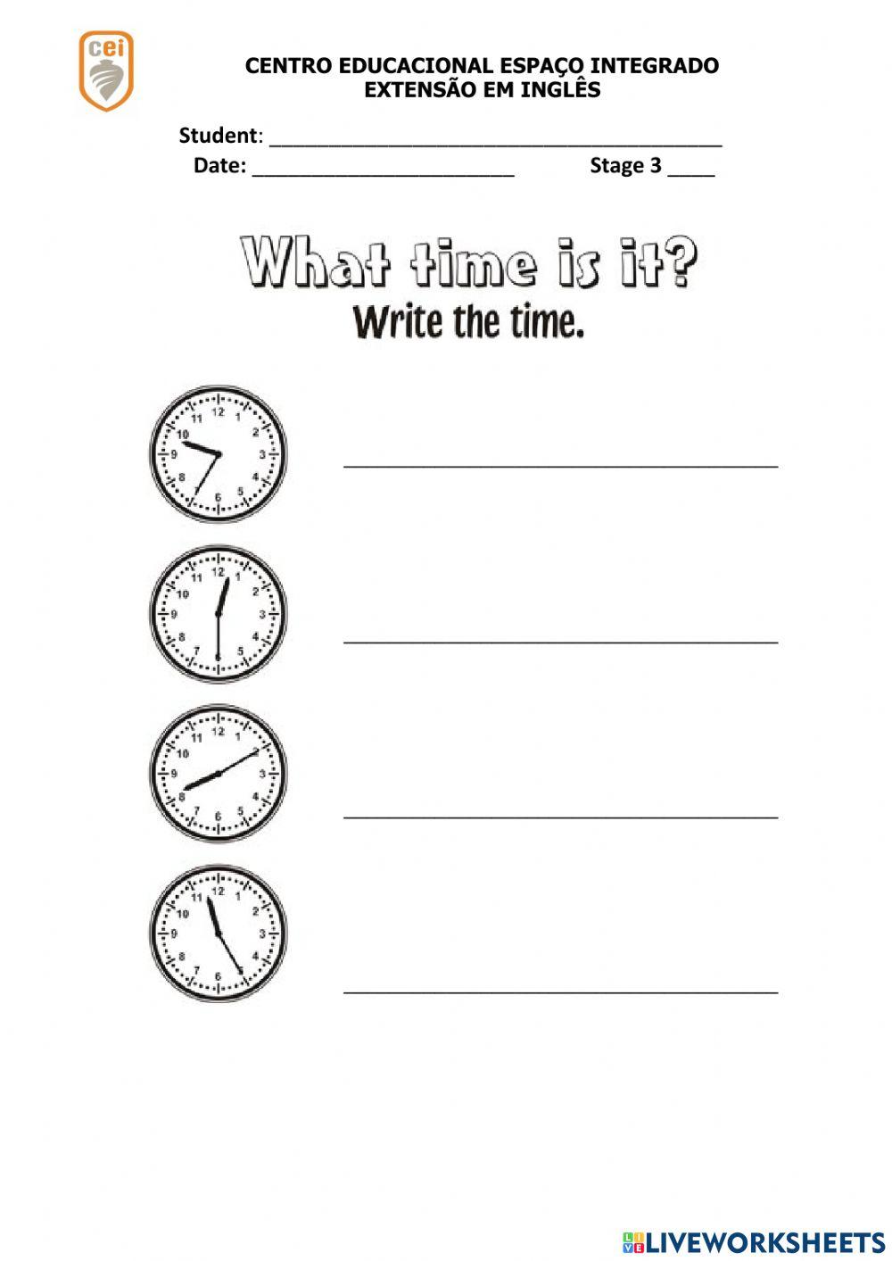 What time is it?