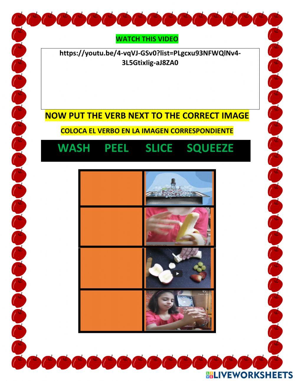 Let's make a fruit salad