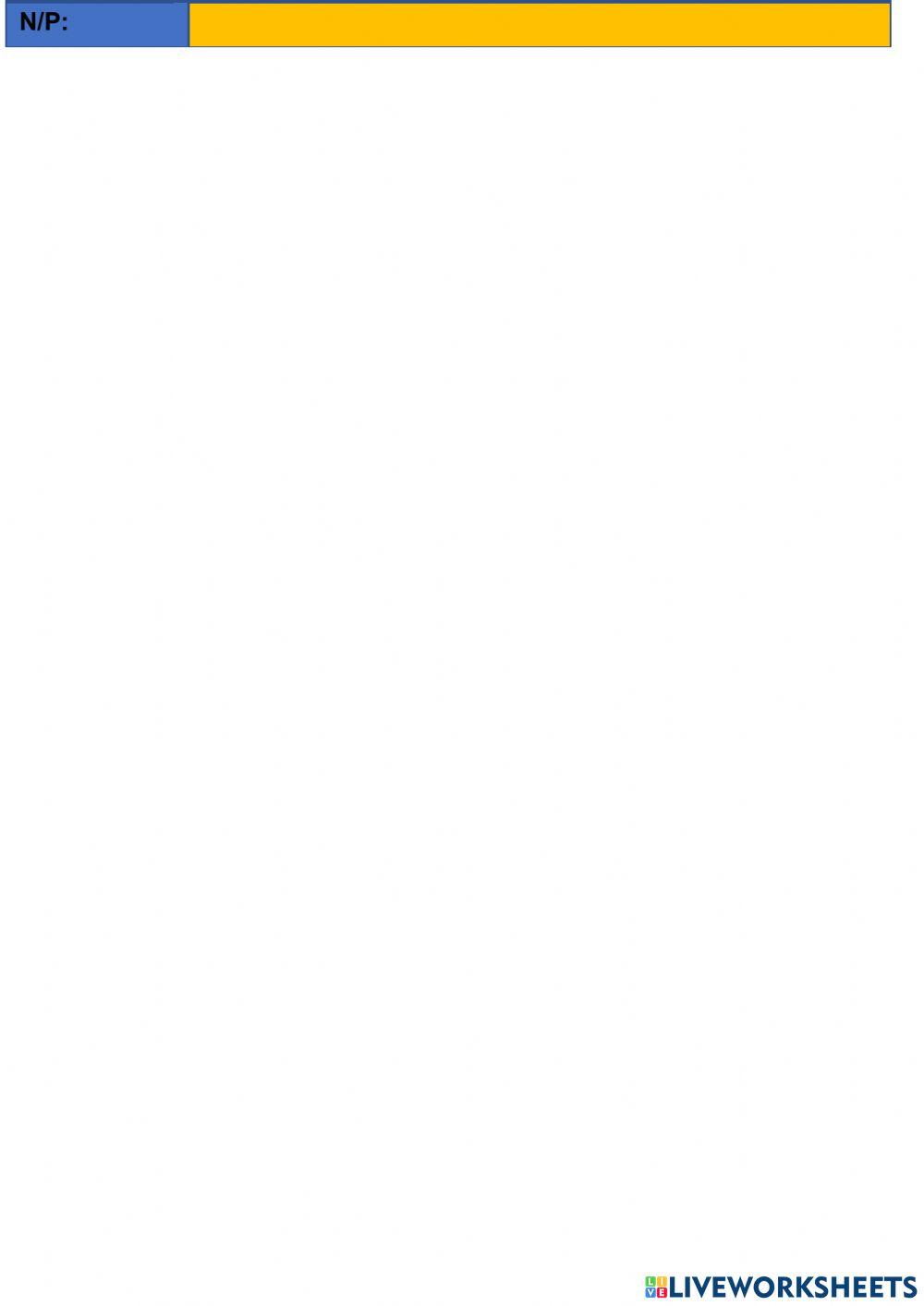 Núcleos del sujeto y predicado