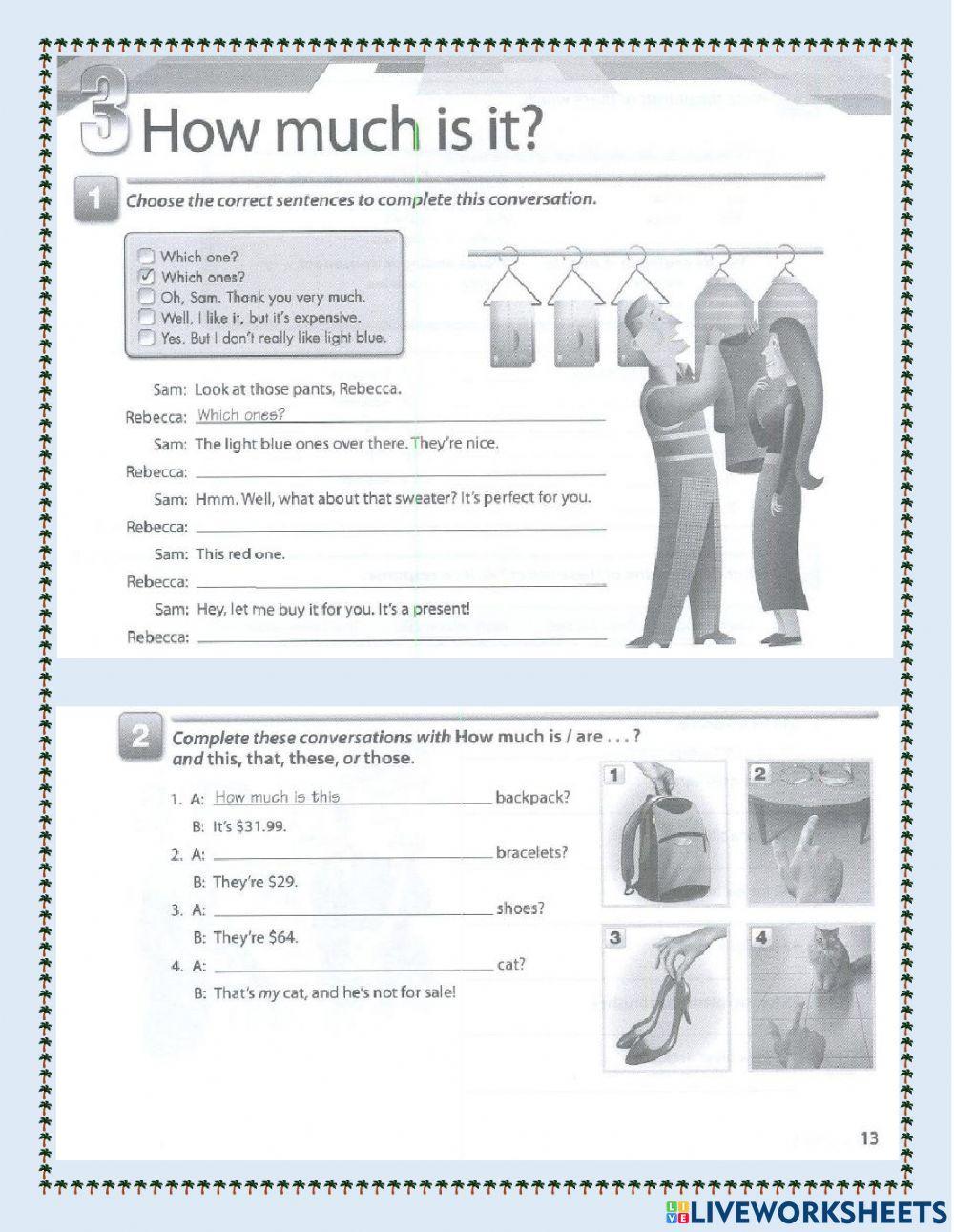 Interchange 1 workbook unit 3