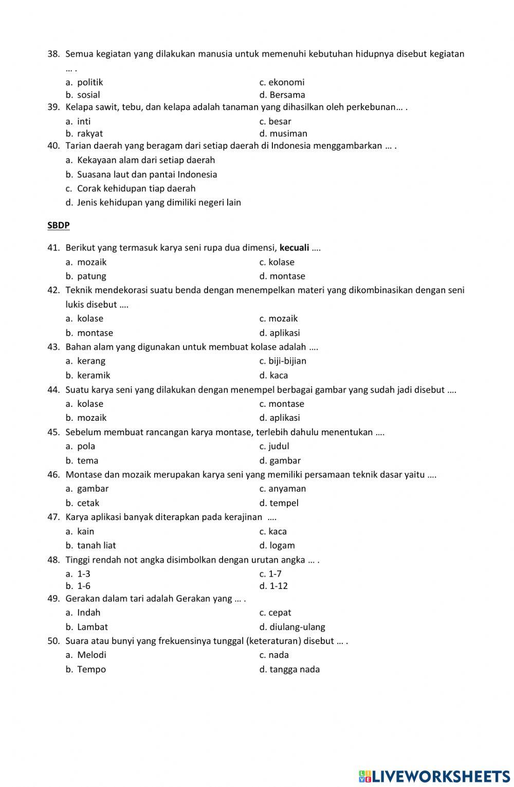 Tema 7 (Indahnya Keragaman Di Negeriku)
