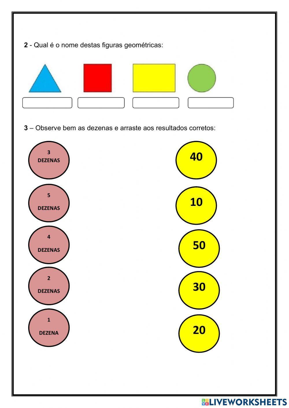 Simulado de Matemática 1º Ano