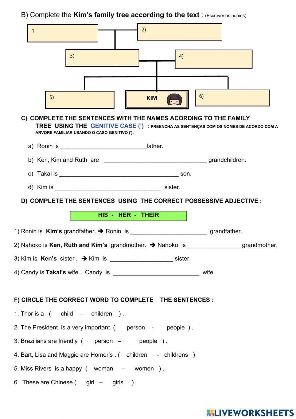 8 ano inglês junho 1