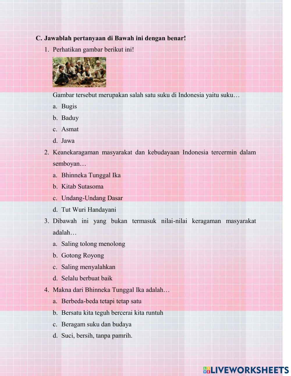 Keragaman Nilai-Nilai Luhur Masyarakat