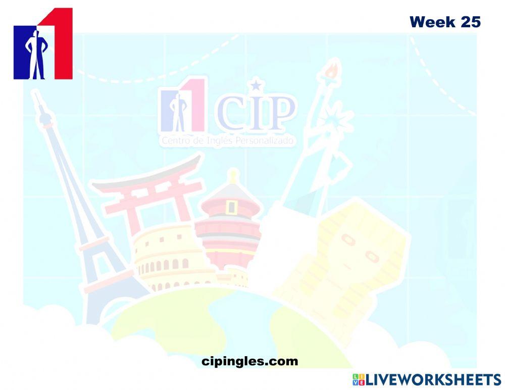 KIDS Verbs exam week 25