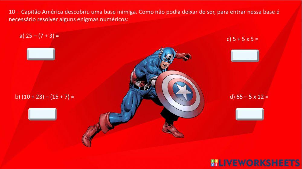 Operações com números inteiros