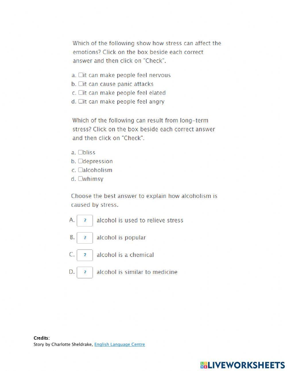 The effects of stress