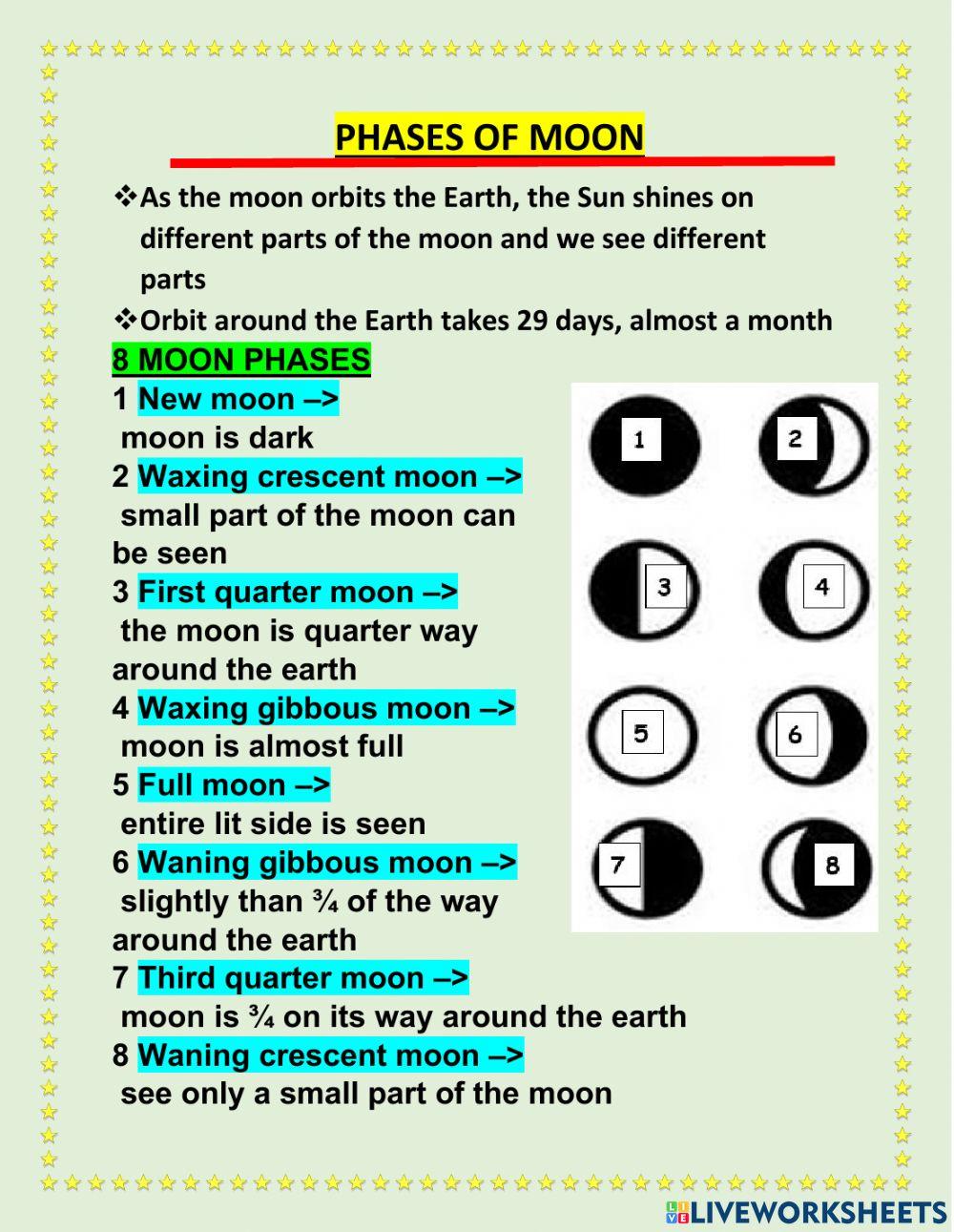 Chapter 10 lesson 2- EARTH AND MOON PART 1