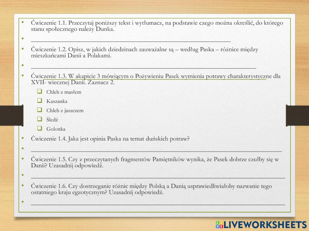 Jan chryzostom pasek pamiętniki