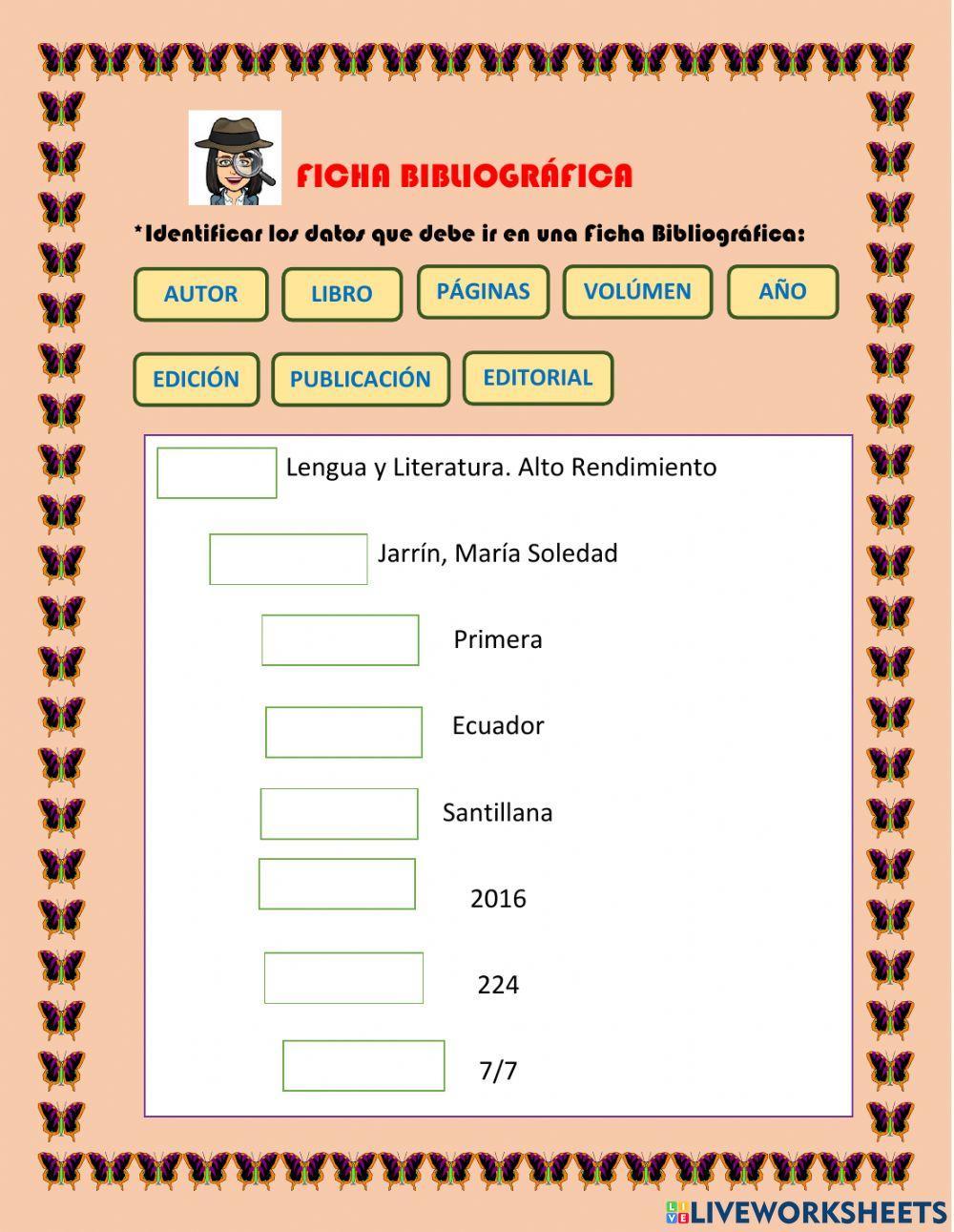 Ficha Bibliográfica