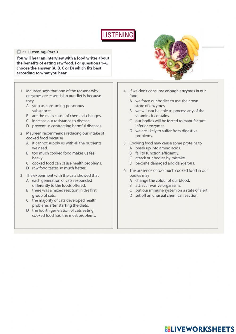 Listening - Unit 6 - Spotlight