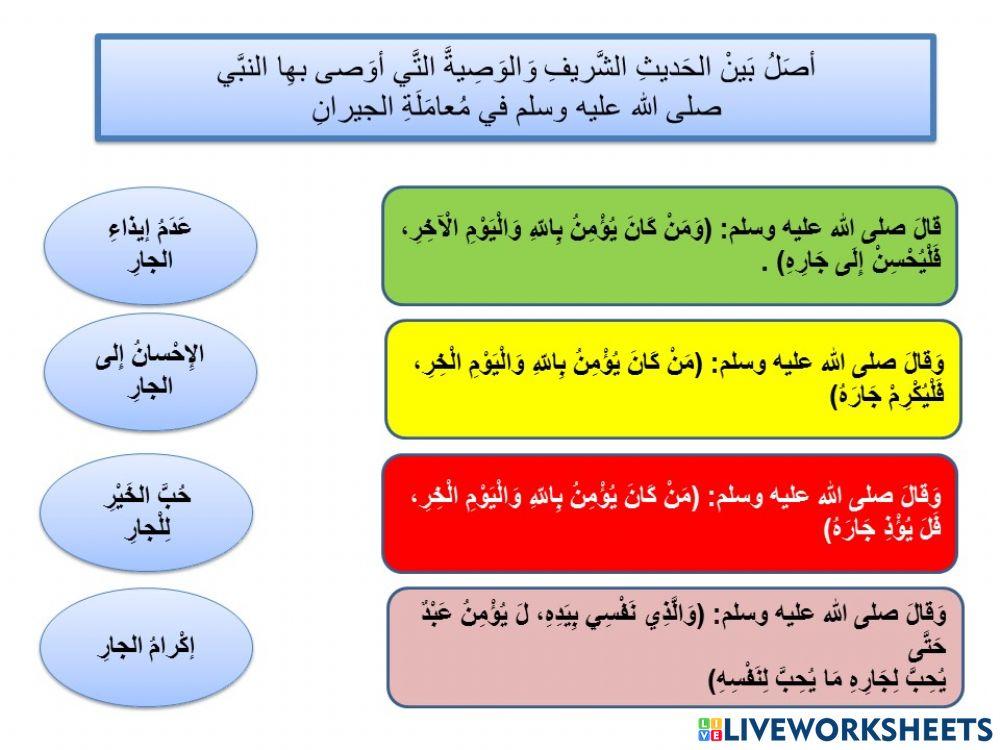 الرسول يحب جيرانه