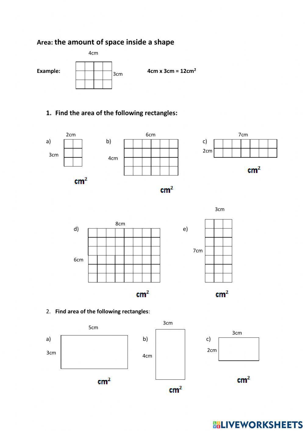 Tile Rectangles to Find Area 2