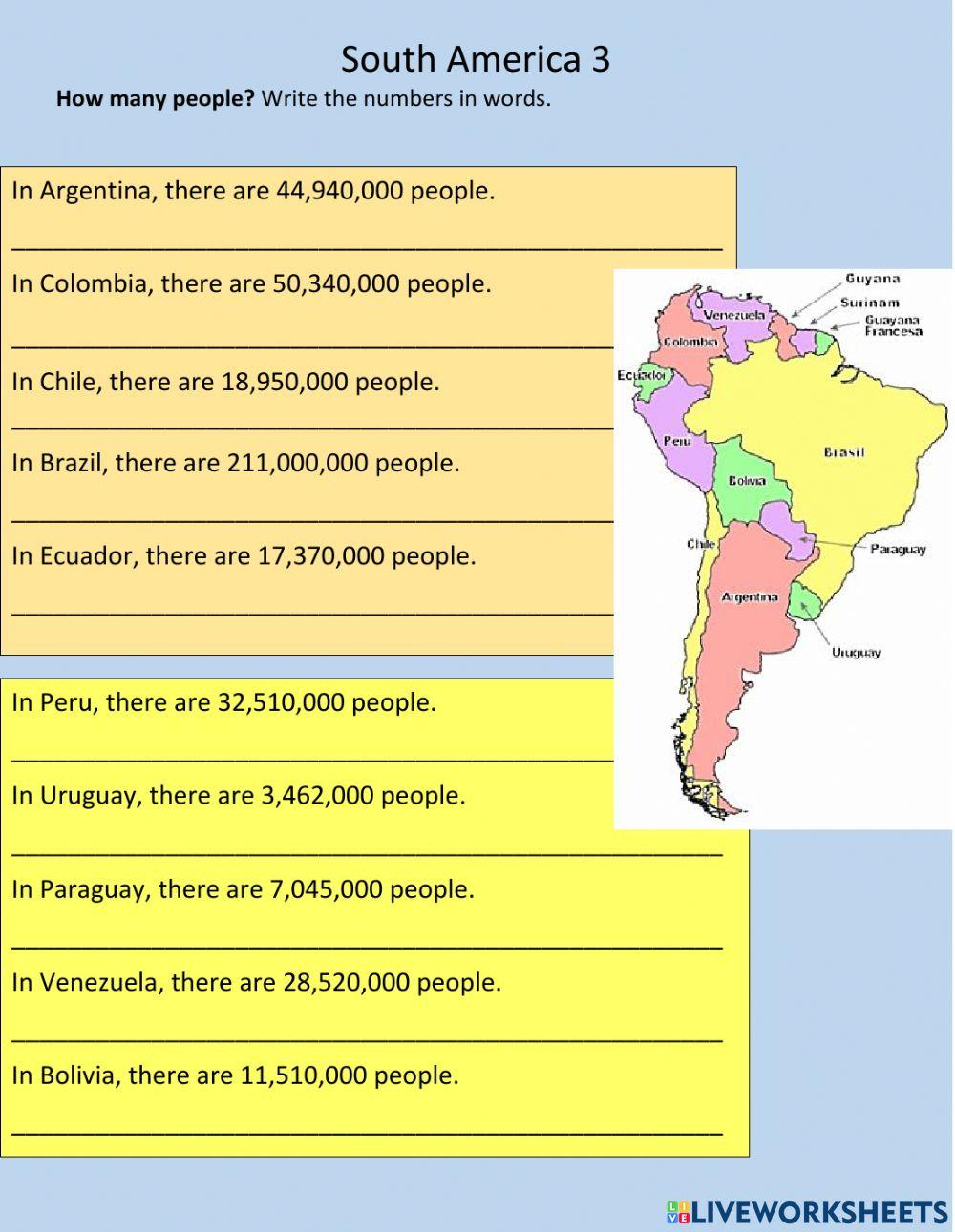 South America (population)