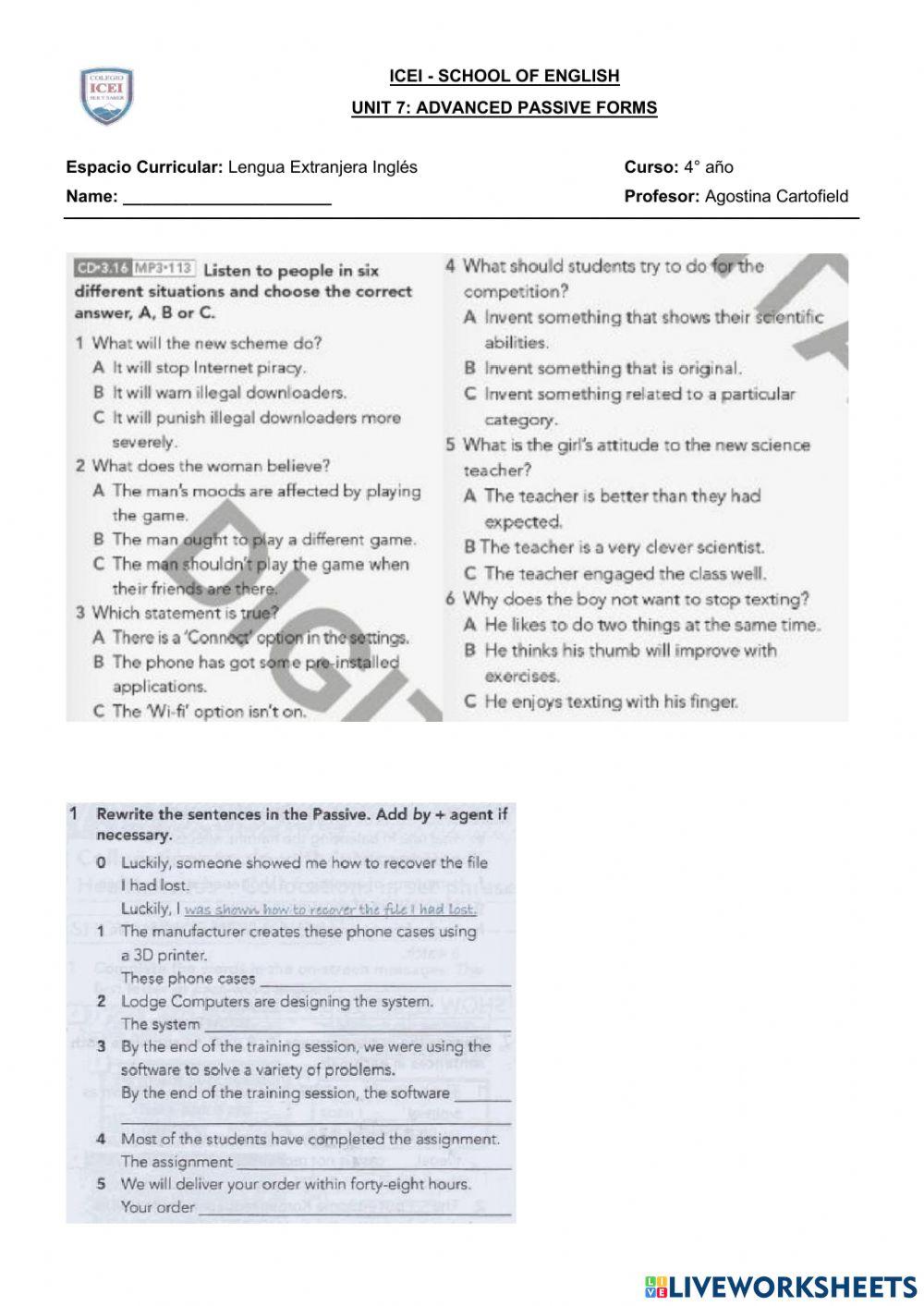 Icei-unit 7-passive voice