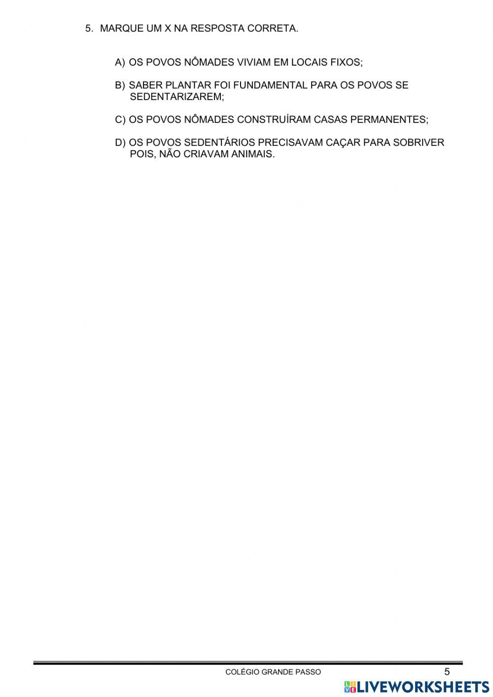 Sete maravilhas Mundo Antigo e Novo - Nômades e Sedentários