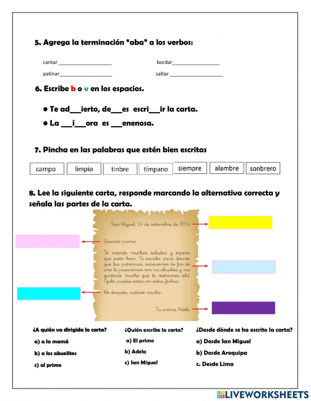 Practicamos lo aprendido