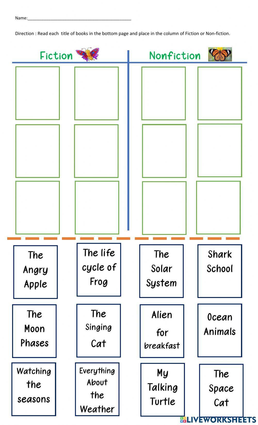 Fiction and nonfiction