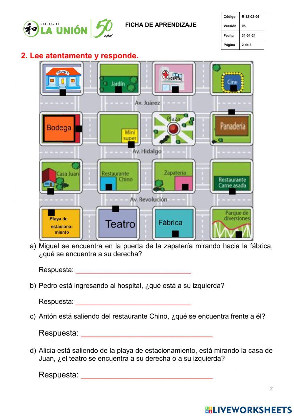 Demuestro lo aprendido (17)-4to grado-Describimos posiciones