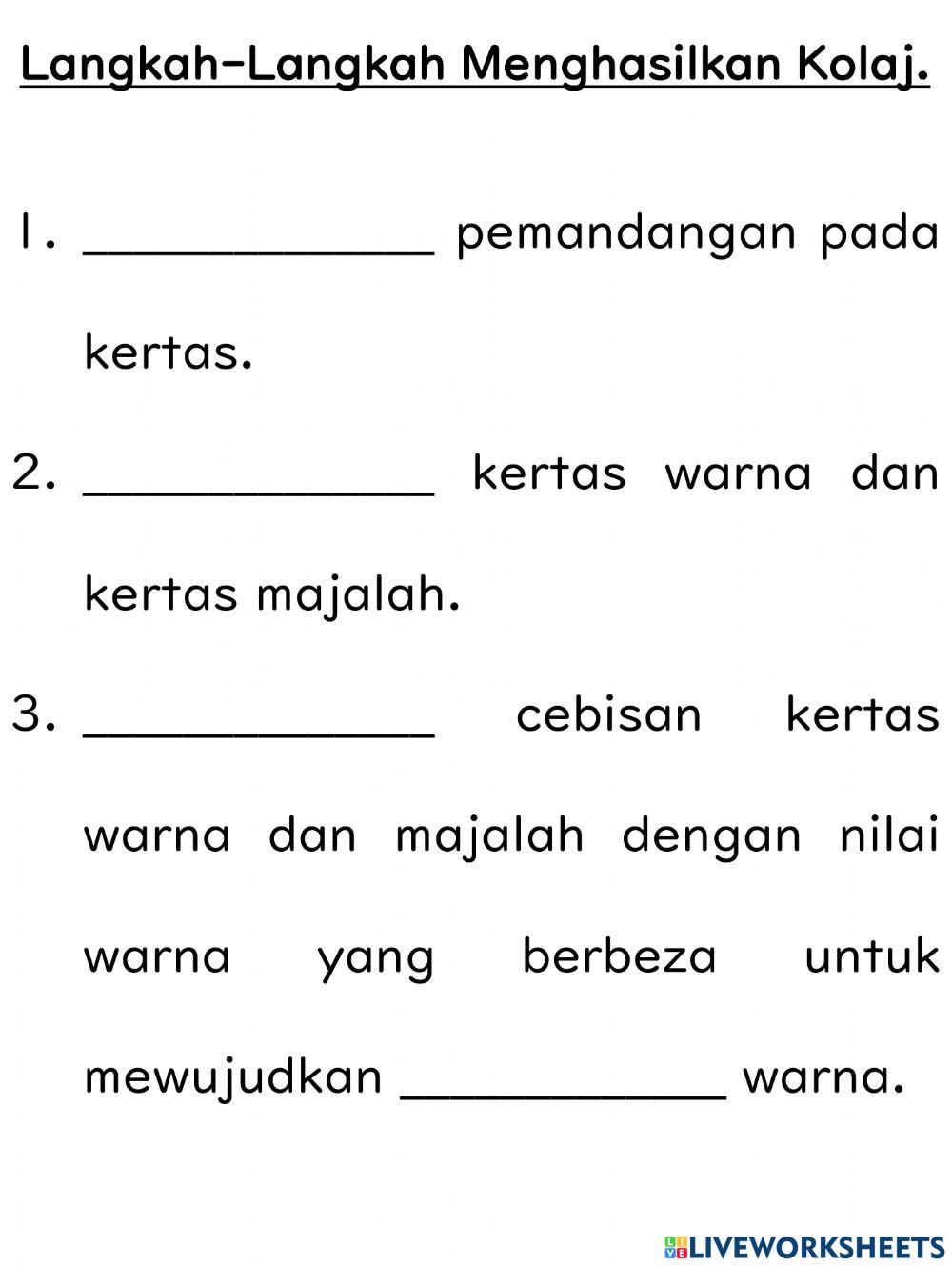 Pendidikan Keseniah Tahun 3 PdPRM15