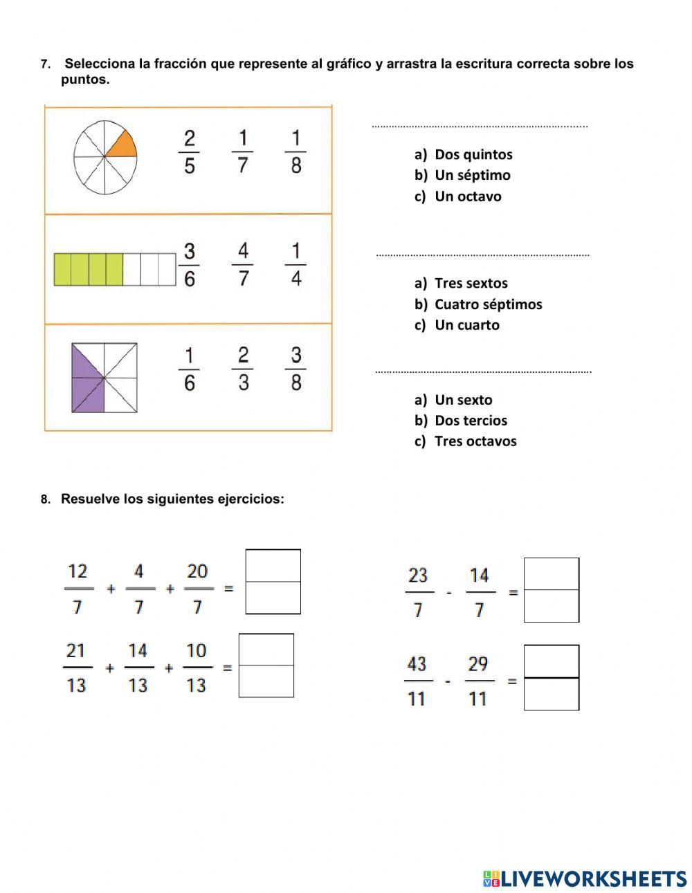 Evaluación de matemática