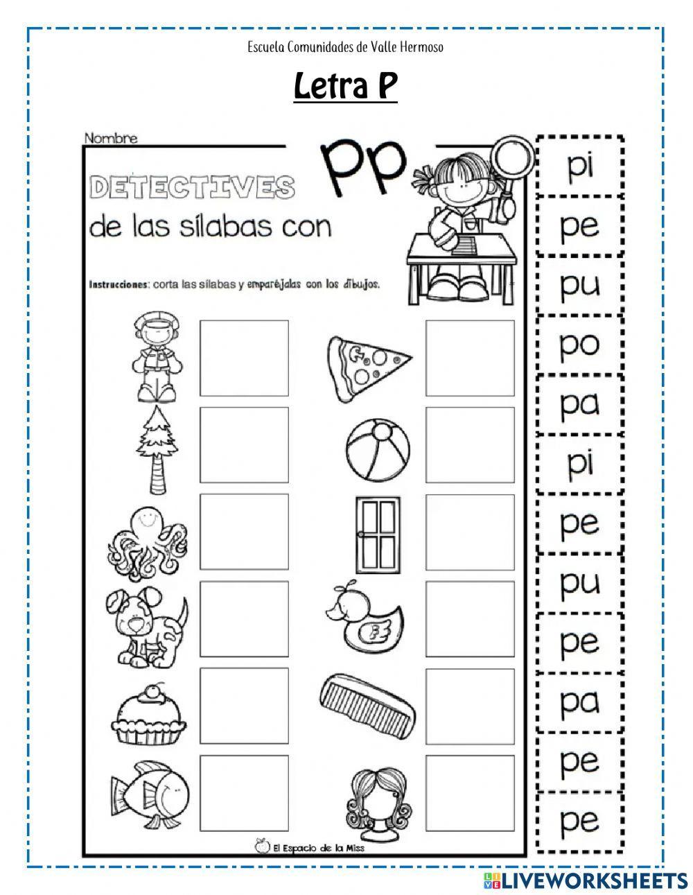966688 actividad letra p marcia olivares olivares