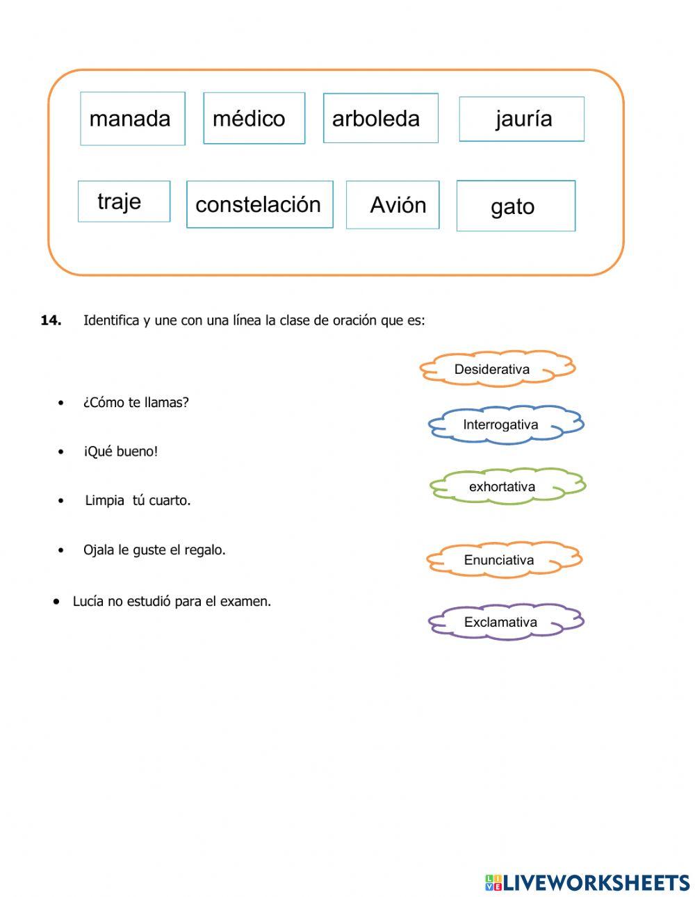 Evaluación  de Lenguaje