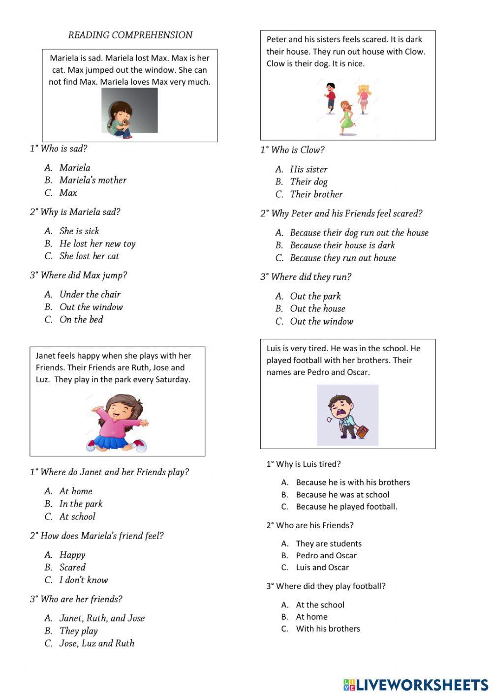 Reading Comprehension