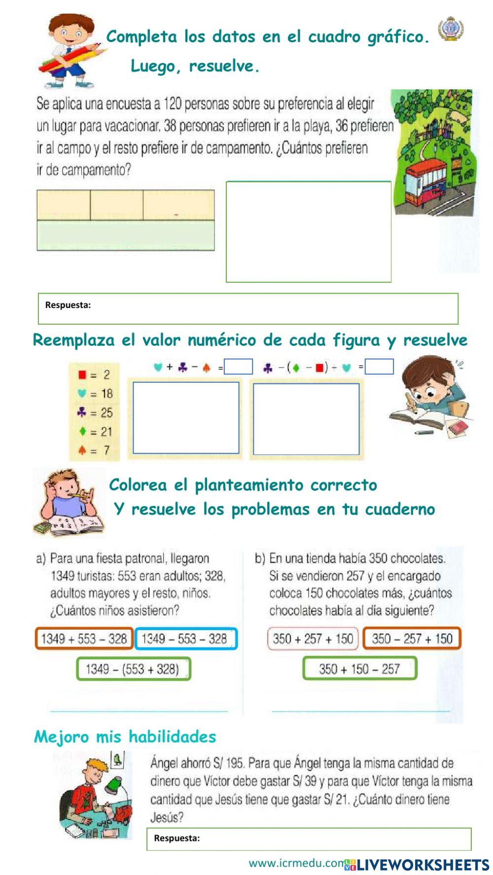 Operaciones combinadas