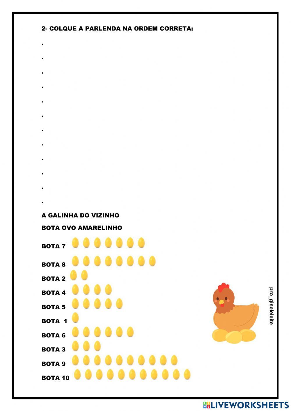 Parlenda galinha do vizinho