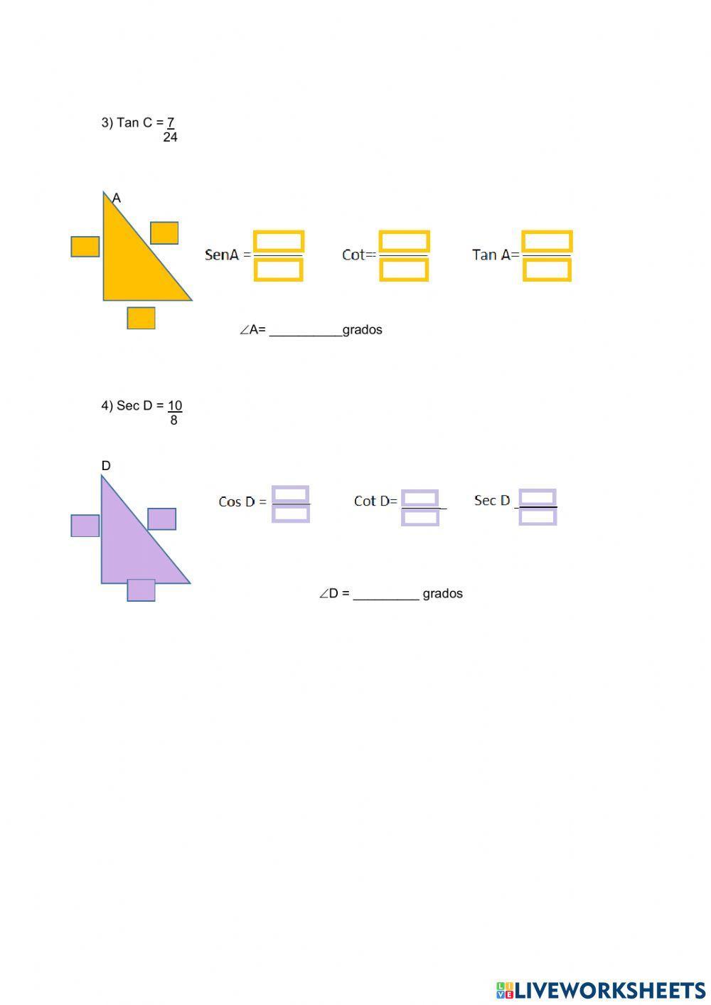 Funciones trigonometricas