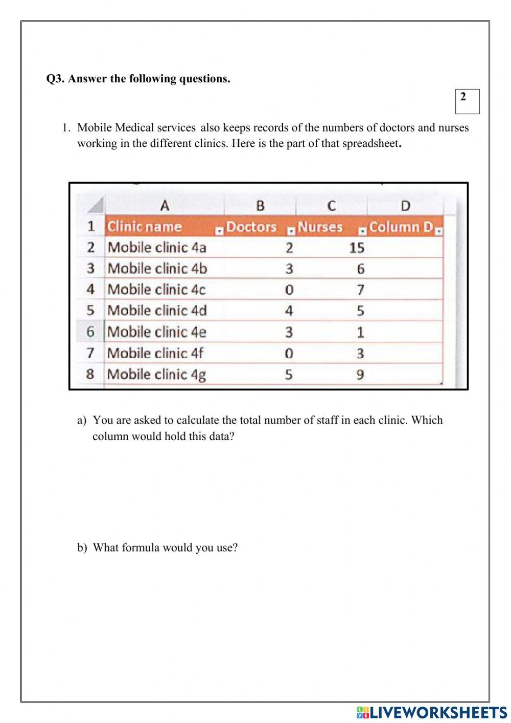 Grade 8 ICT Semester 2 Test
