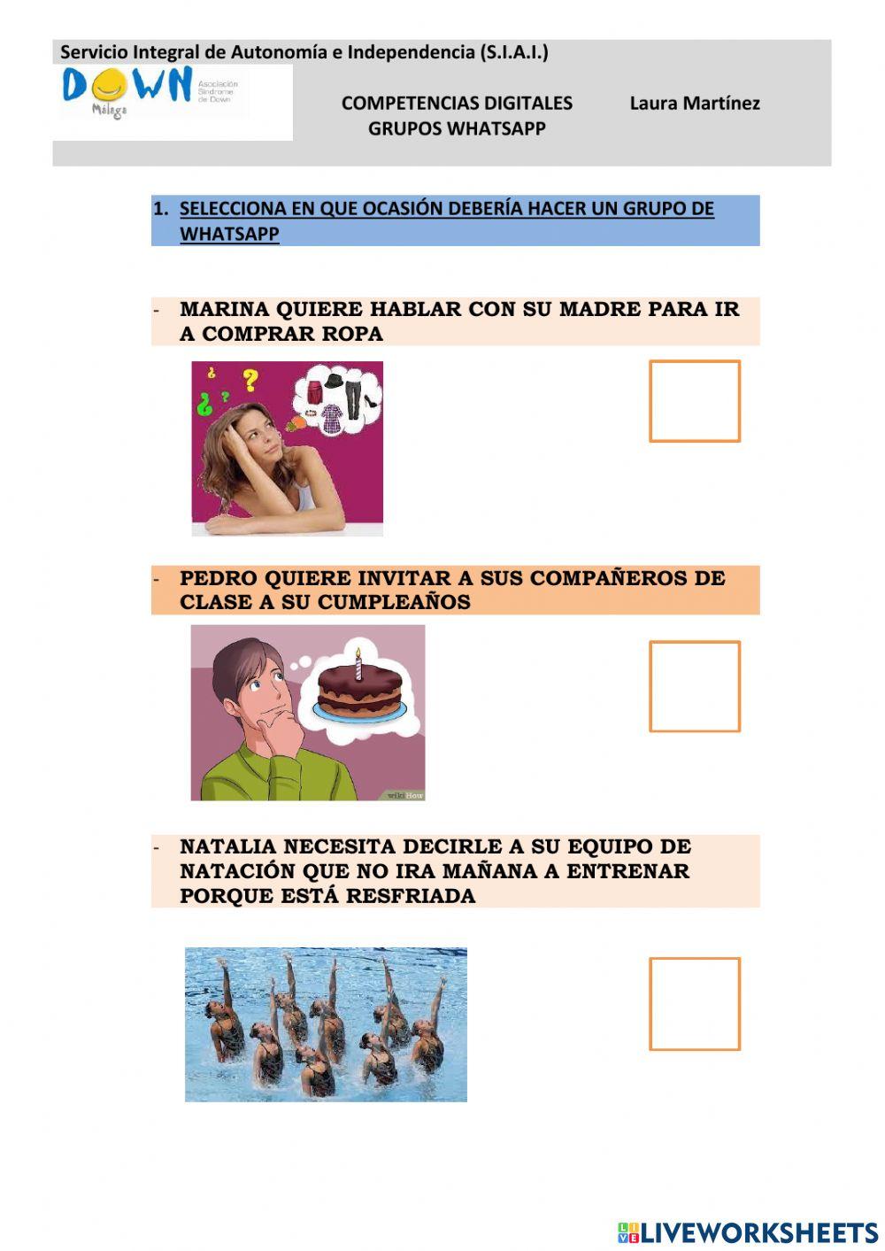 Para que hago un grupo de whatsapp