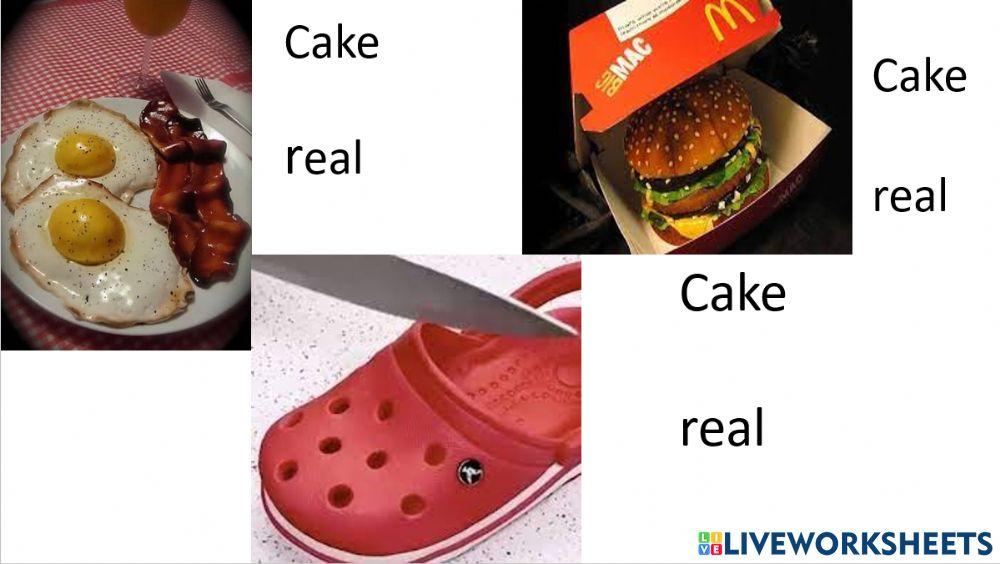 Cake or real