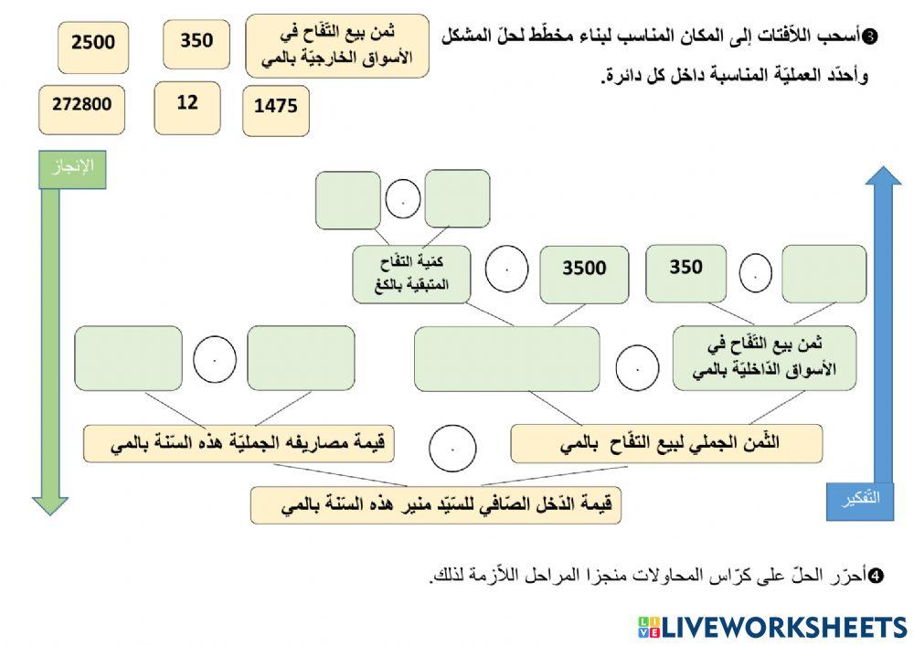 تدريب على حل المسائل