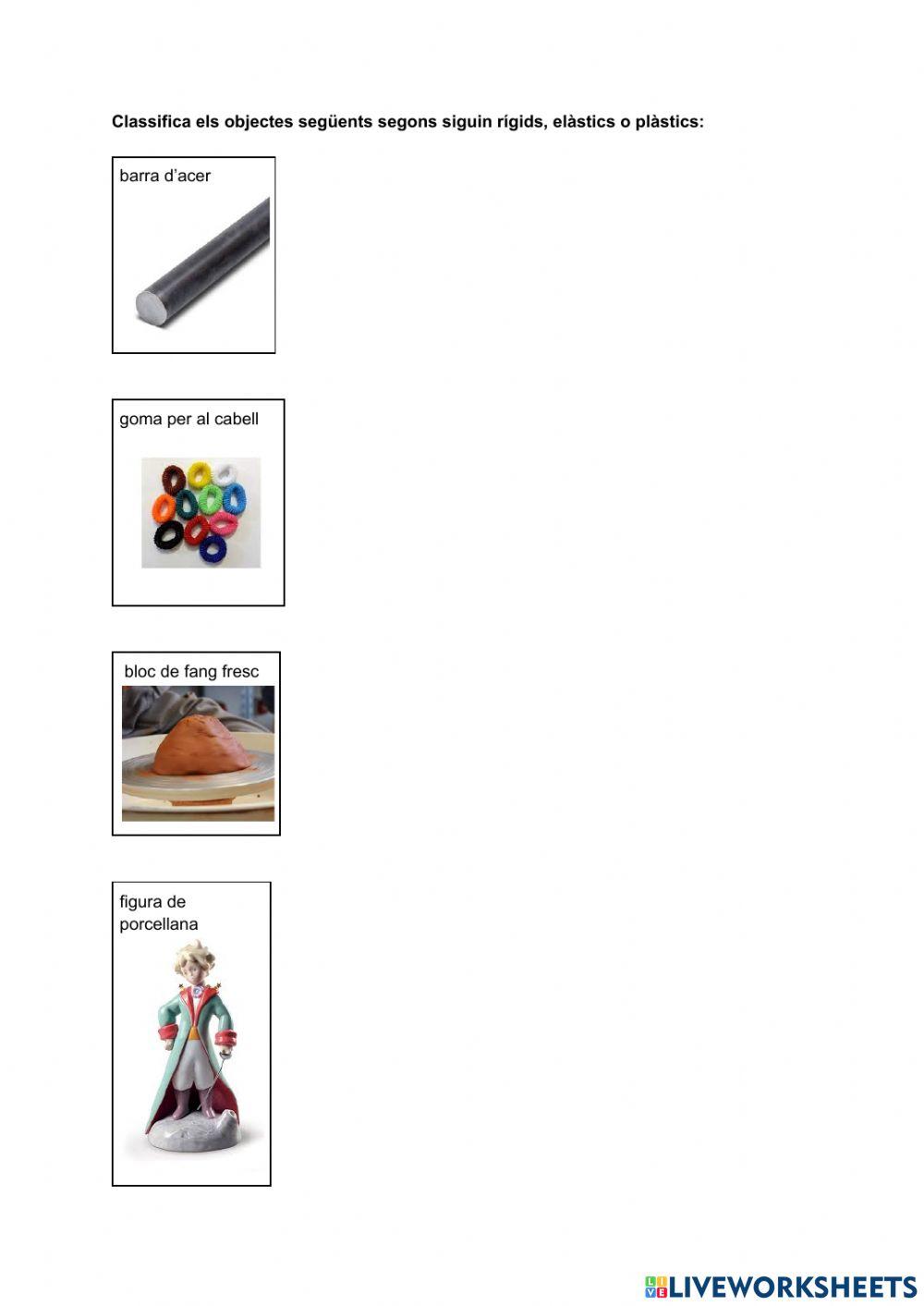 Materials rígids elàstics i plàstics (forces i deformacions)