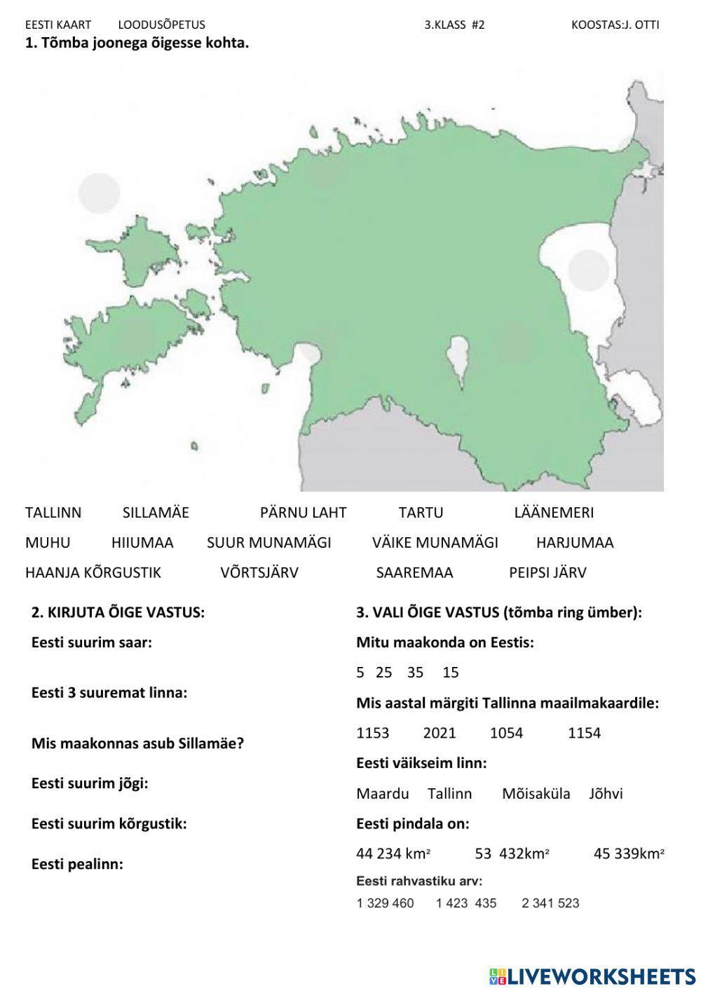 Eesti kaart -2