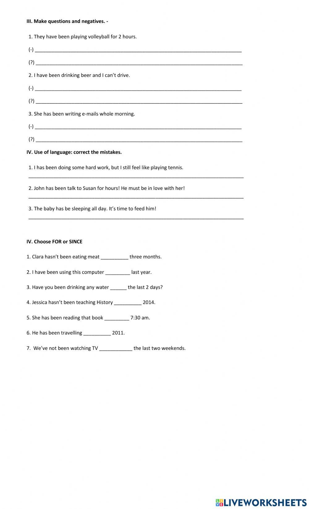 Technology Present Perfect Continuous Magee35 Live Technology Present Perfect Continuous Magee35 Live