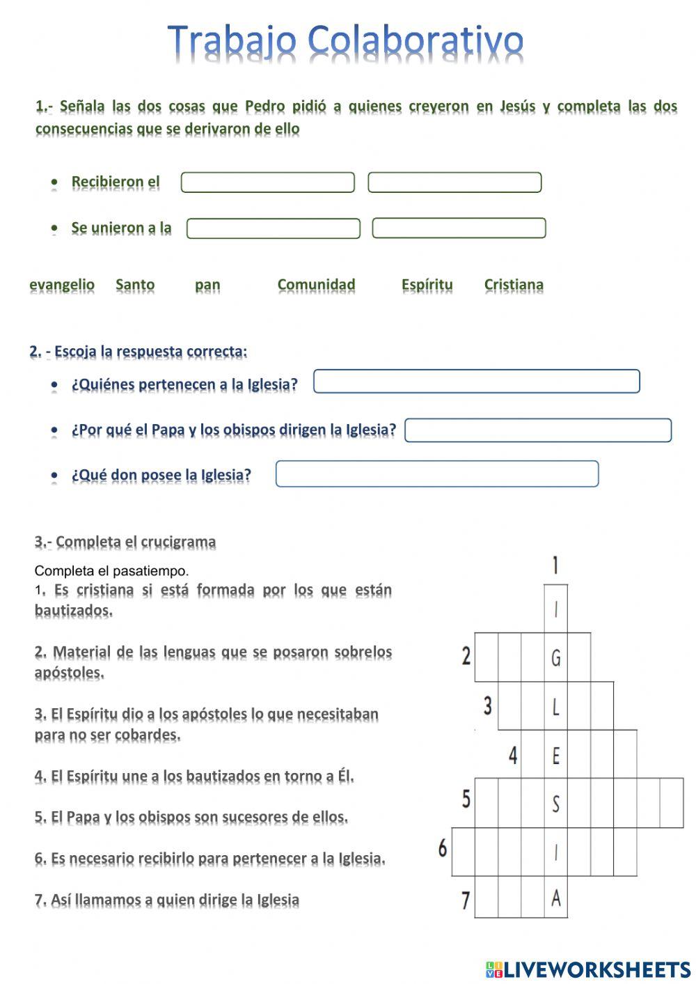 Trabajo grupal unidad 6 5TO EGB