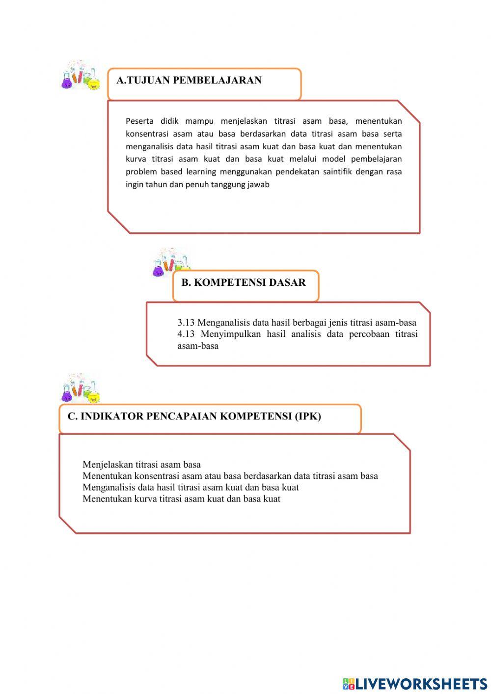 LKPD Titrasi Asam Basa