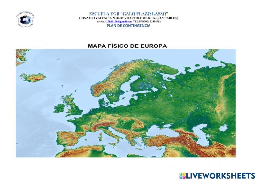 Geografía de África y Europa