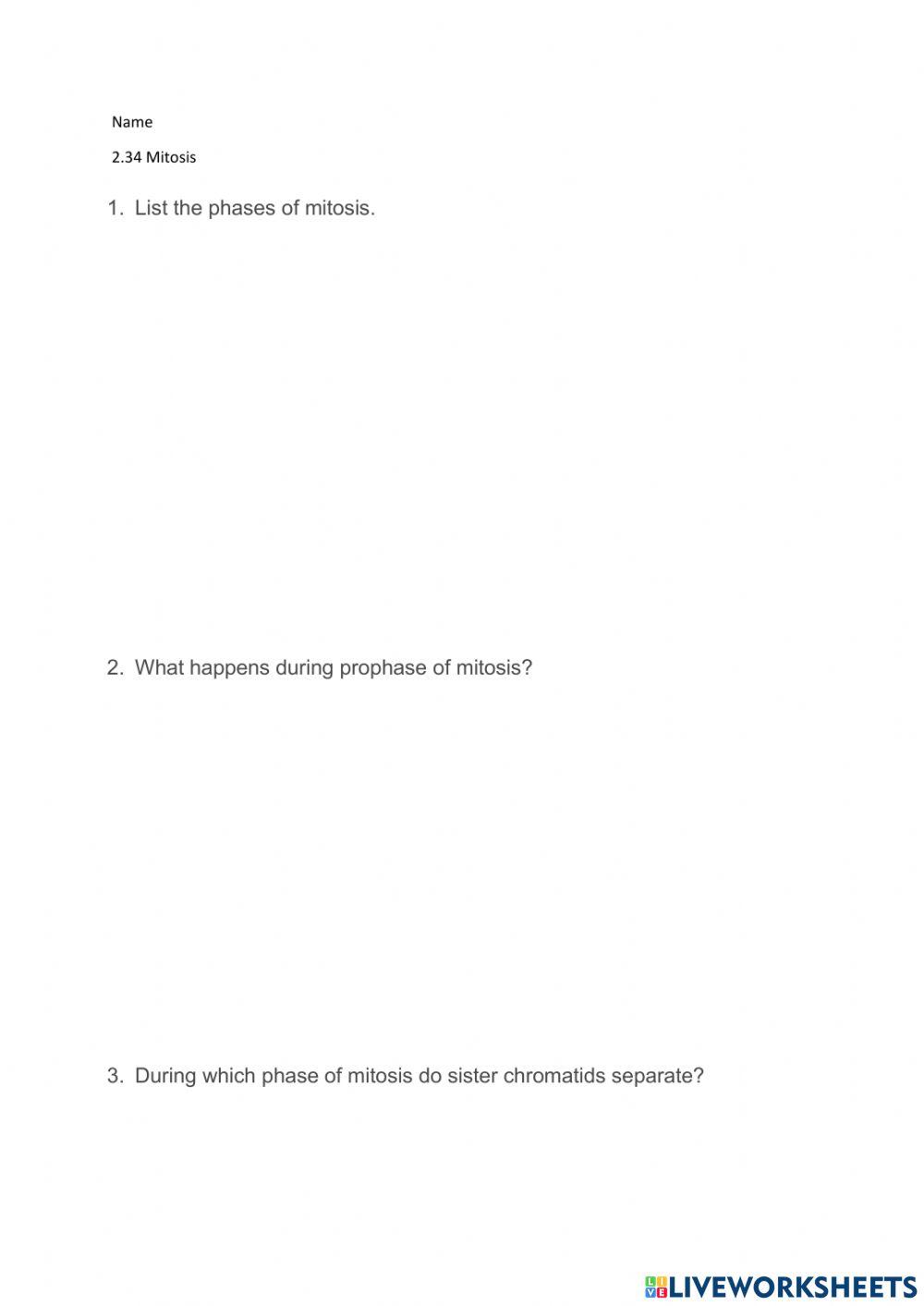 2.34 Mitosis