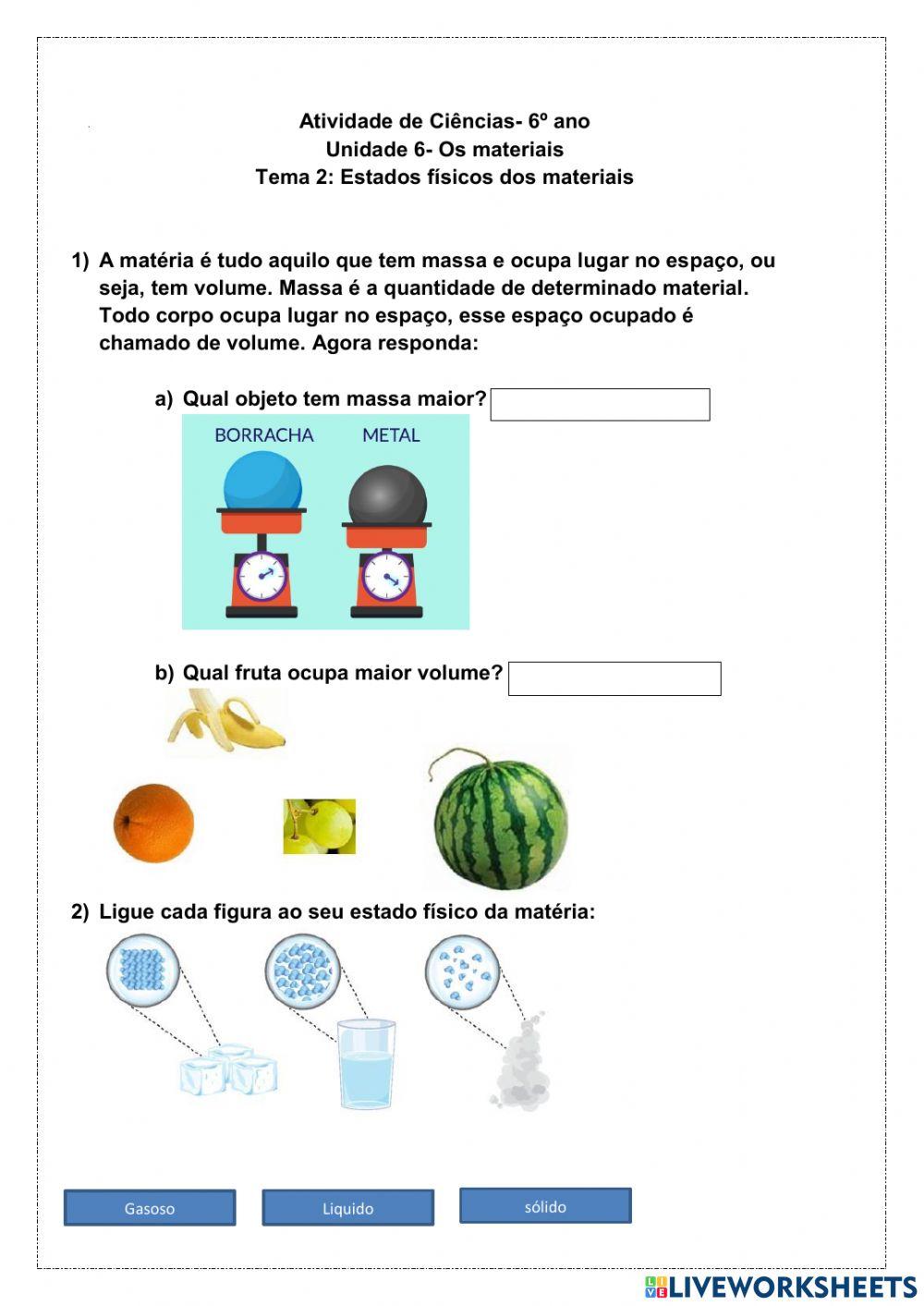 Propriedades dos materiais