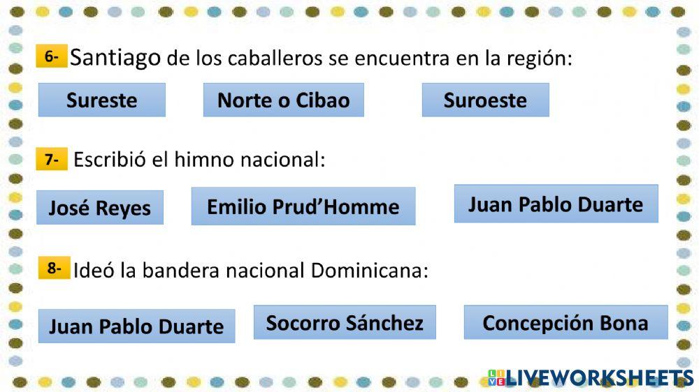Prueba final Sociales