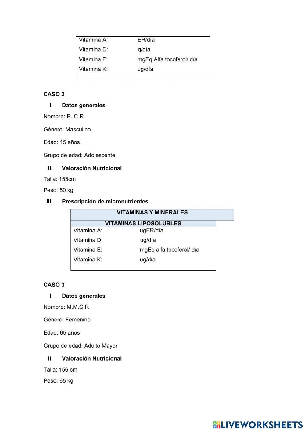 Vitaminas Liposolubles